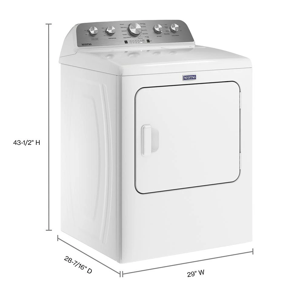 Top Load Electric Dryer with Steam-Enhanced Cycles - 7.0 cu. ft. YMED5430MW