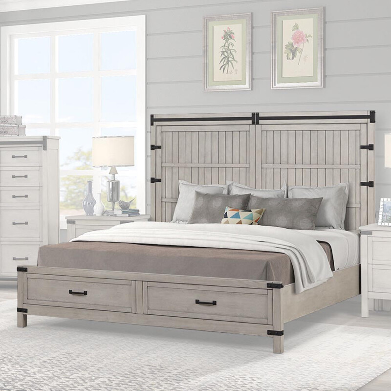 Alexandria Queen Storage Footboard ZALX7002