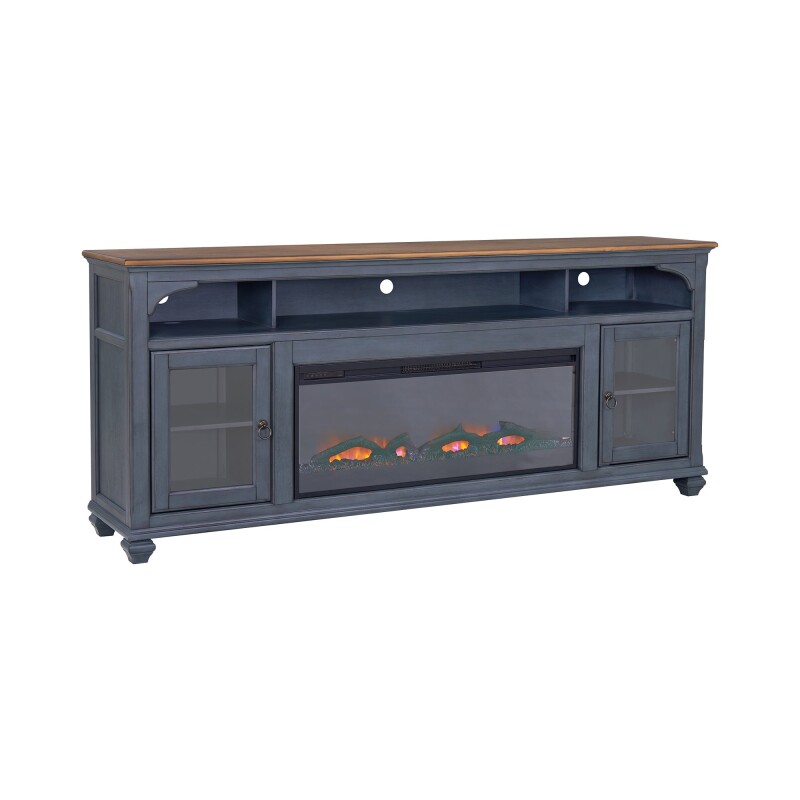 Americana 86" L/w Fireplace Console ZAMR1986