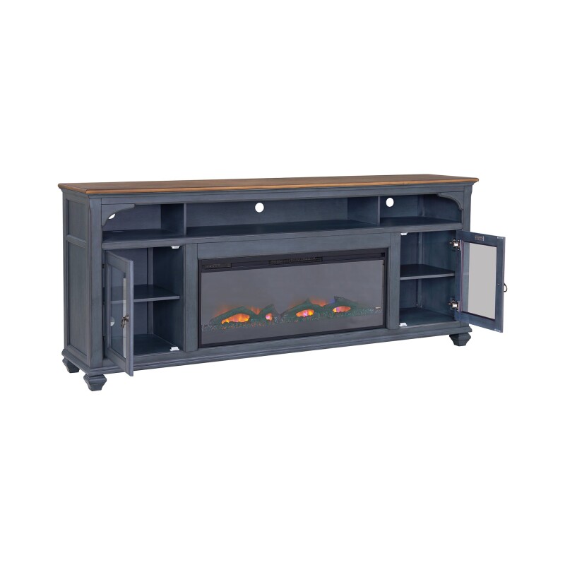 Americana 86" L/w Fireplace Console ZAMR1986