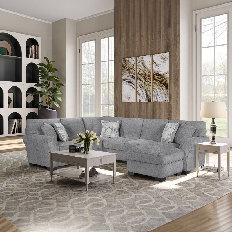 Athena 2-Piece Sectional ZATH0701GRP