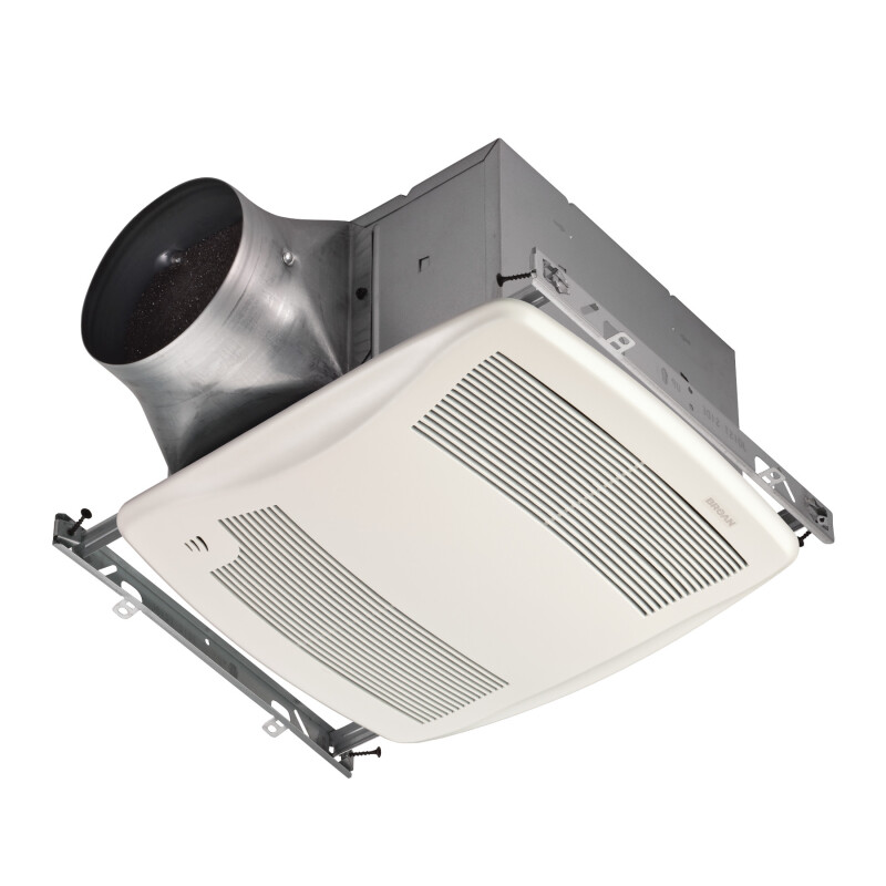 ULTRA GREEN ZB Series 110 CFM Multi-Speed Ceiling Bathroom Exhaust Fan with Humidity Sensing ZB110H