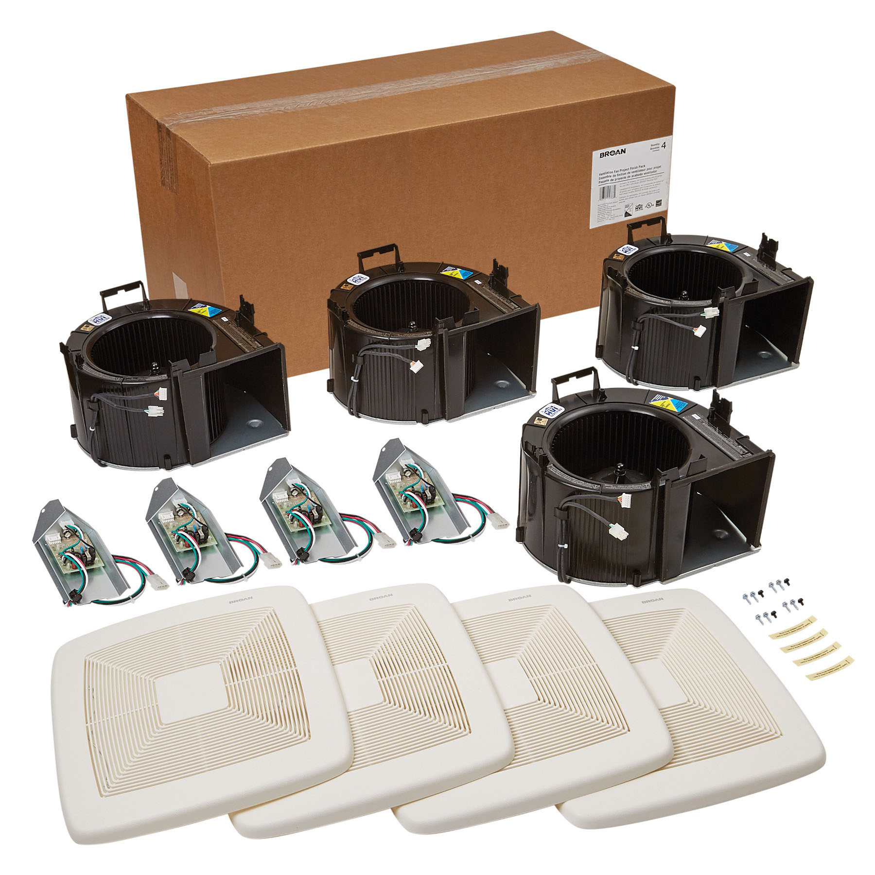Exhaust Ventilation Fan Finish Pack, 80 CFM ZB80F
