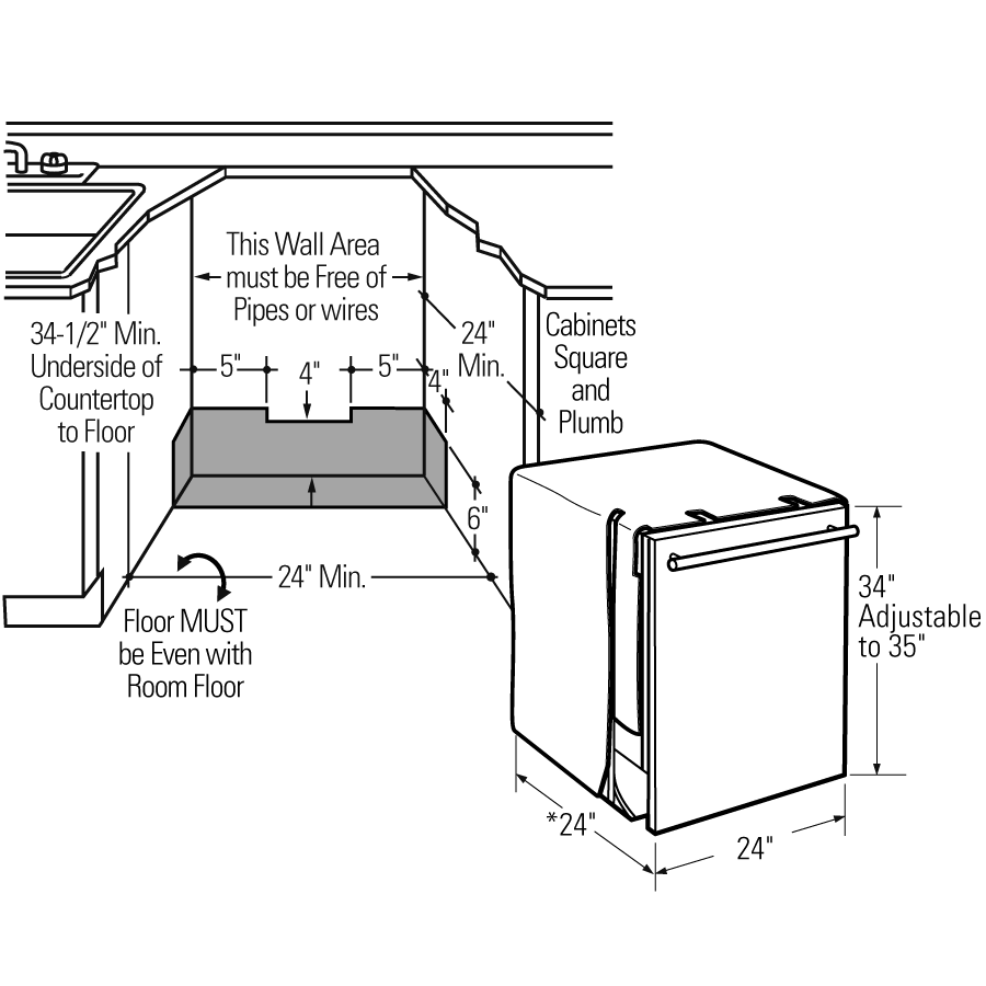GE Monogram® Fully Integrated Dishwasher view 5