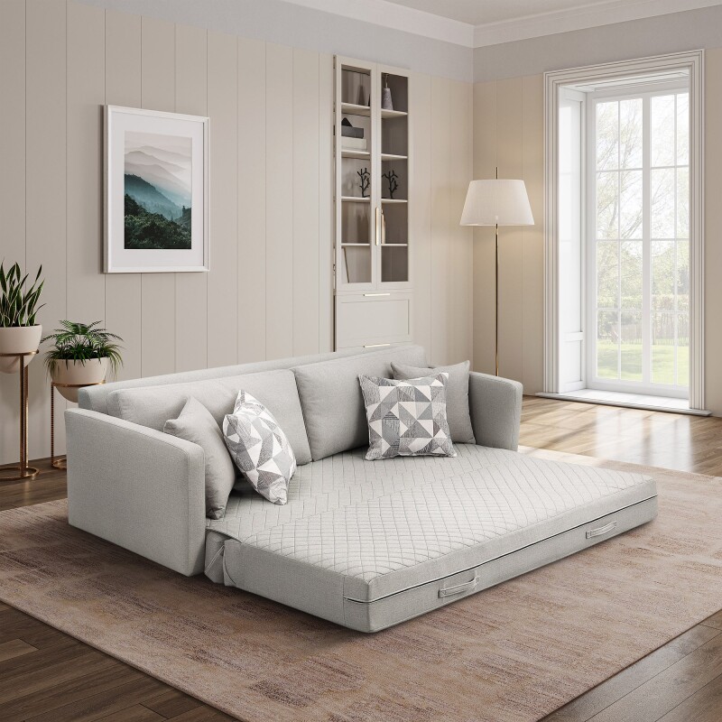 Bishop Grey Convertible Sofa ZBIS0300S