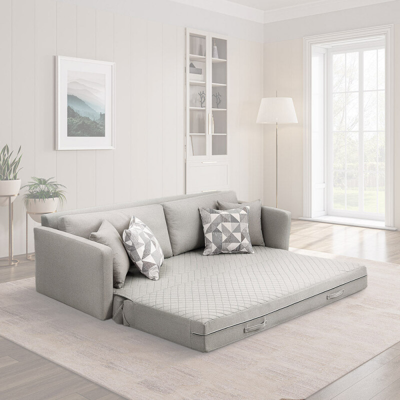 Bishop Grey Convertible Sofa ZBIS0300S