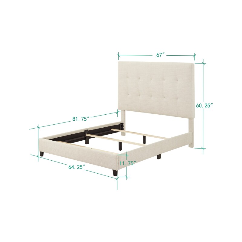 Biscuit Bridger Queen Bed - Dynasty ZBRD7002QN