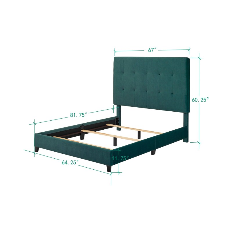 Biscuit Bridger Qn- Green Velvet ZBRD7004QN