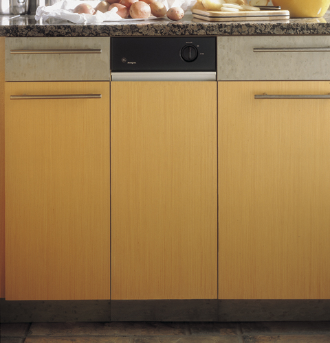 GE 12" Built-In Compactor with Reversible Panel and Safety Lock with Key ZCG3100VBB