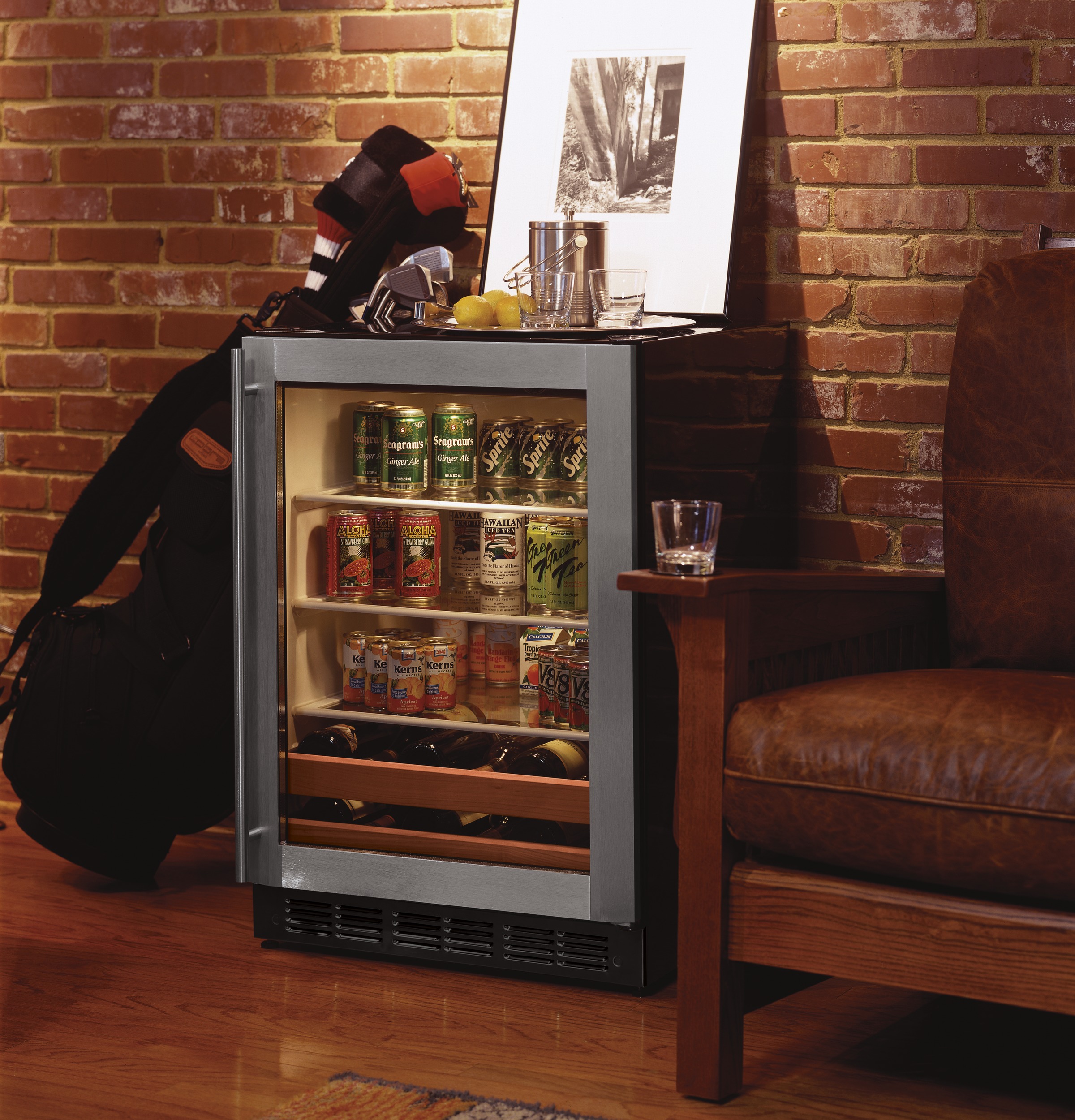 GE Monogram® Stainless Steel Beverage Center ZDBC240NBS