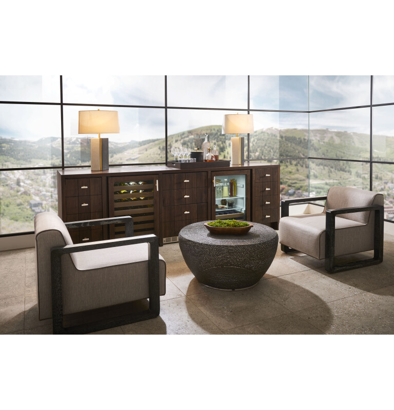 Monogram 24" Stainless Steel Beverage Center ZDBR240NBS