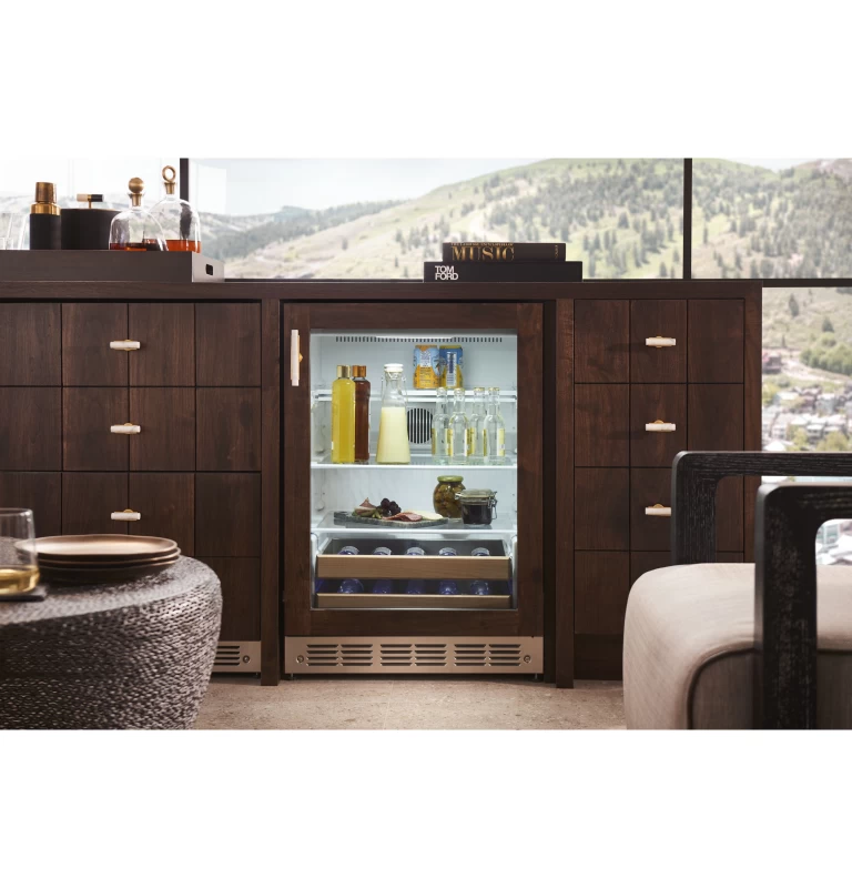 Keep Beverages Chilled: Monogram Beverage Center | ZDBR240NBS