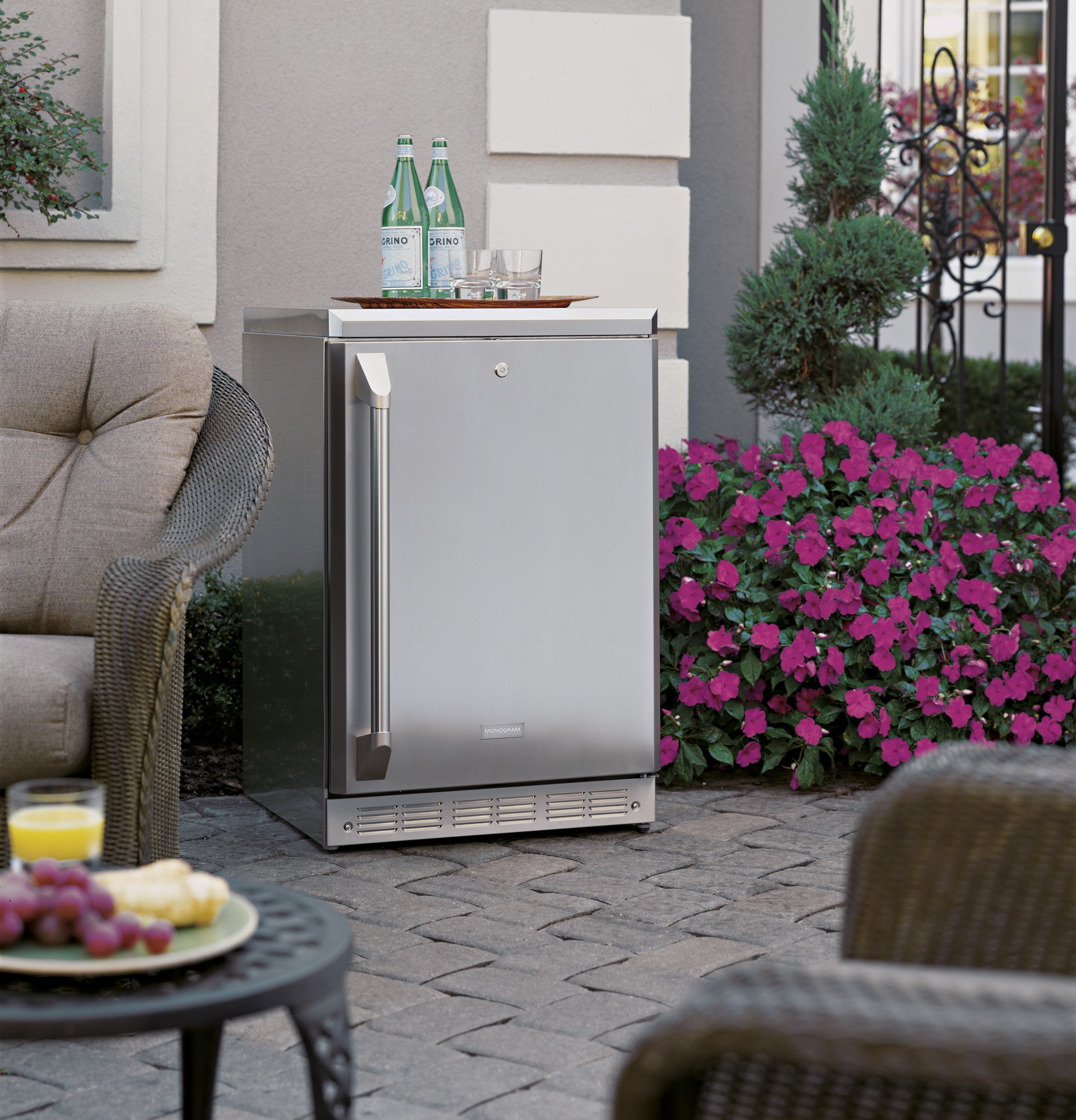 GE Monogram® Outdoor/Indoor Refrigerator Module ZDOD240PSS, product image 4 of 8