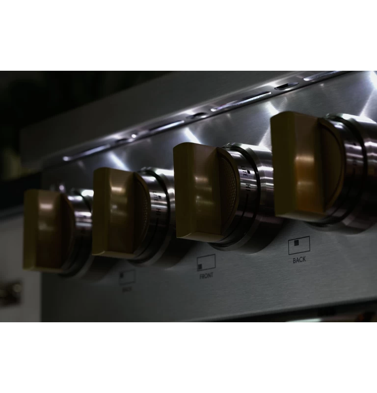 Monogram 36" Dual-Fuel Professional Range with 4 Burners and Griddle ZDP364NDTSS