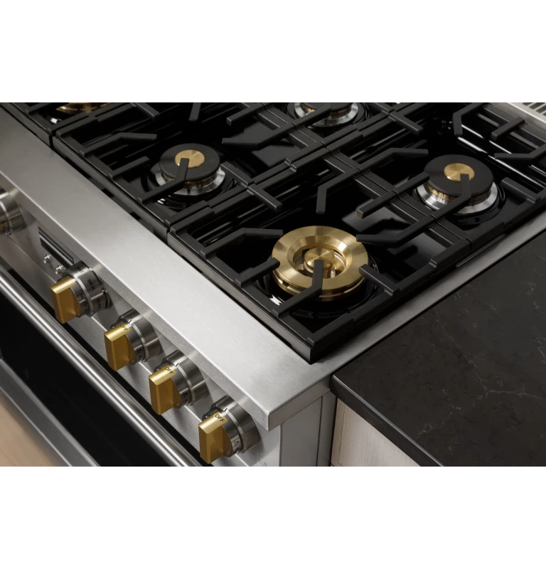 Monogram 36" Dual-Fuel Professional Range with 4 Burners and Griddle ZDP364NDTSS