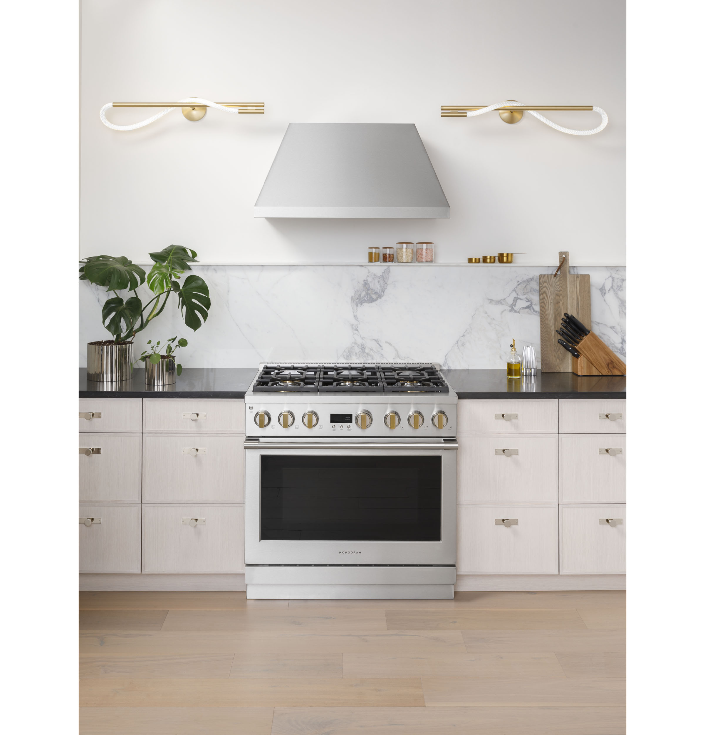 Monogram 36" Dual-Fuel Professional Range with 6 Burners ZDP366NTSS