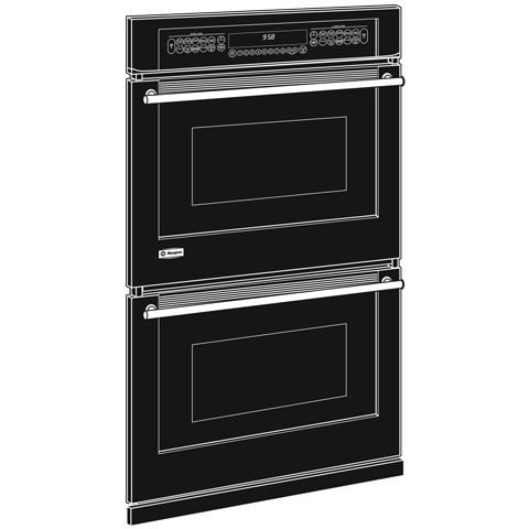 GE Monogram® 27" Built-In Electric Double Oven view 2