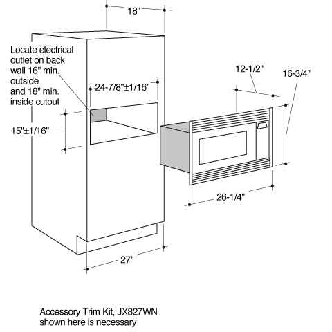 GE Monogram® Microwave Oven view 3