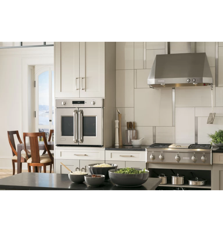 Monogram 30" Professional French-Door Electronic Convection Single Wall Oven view 11