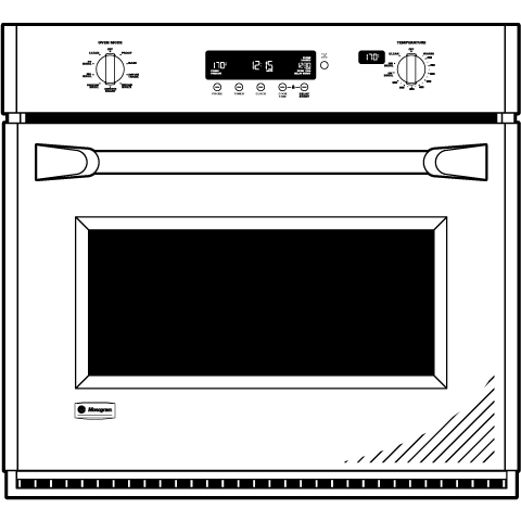 GE Monogram® 30" Professional Electronic Convection Single Wall Oven view 8
