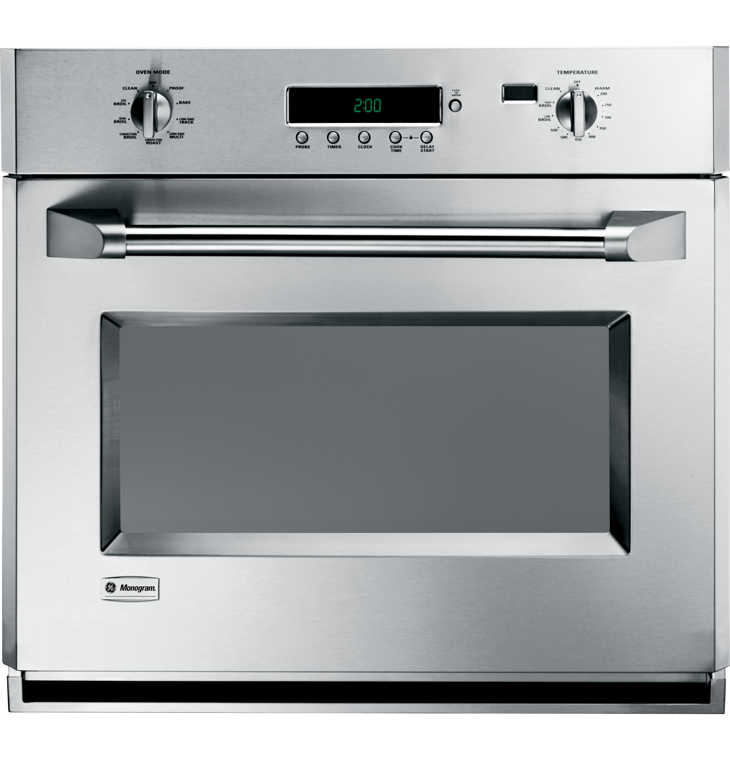 GE Monogram® 30" Professional Electronic Convection Single Wall Oven ZET1PMSS