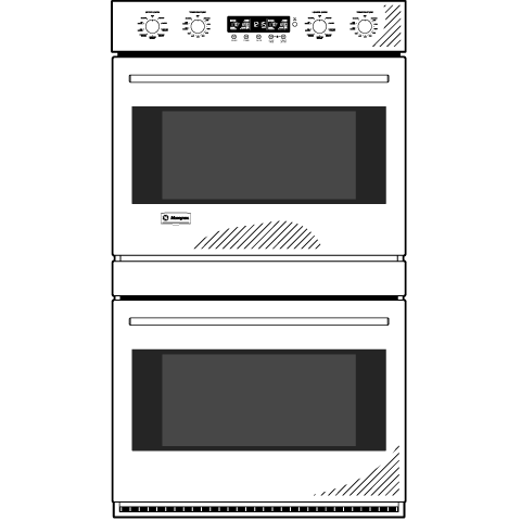 GE Monogram® 30" Built-In Electronic Convection Double Wall Oven view 13