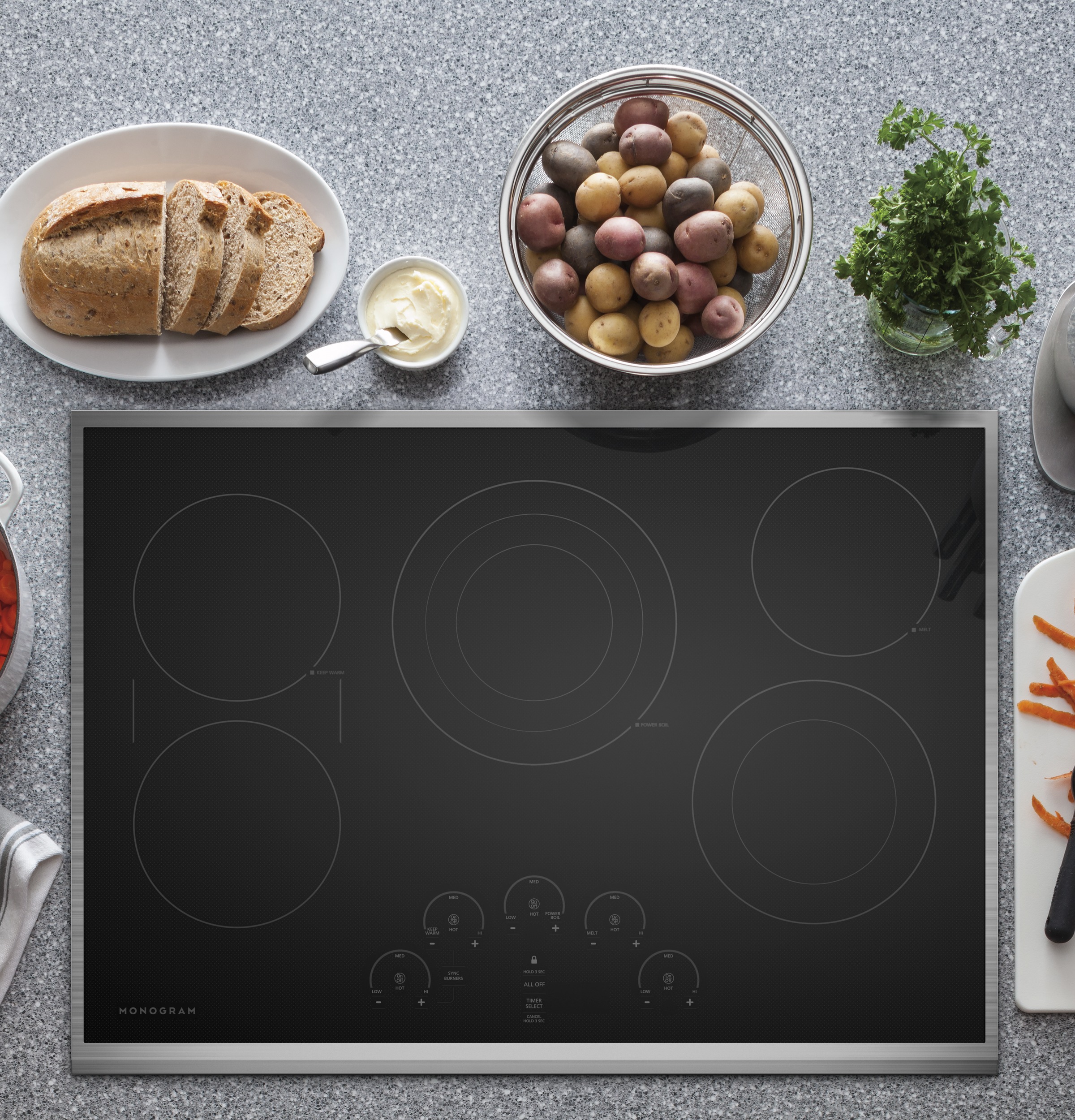 30" Touch Control Electric Cooktop ZEU30RSJSS