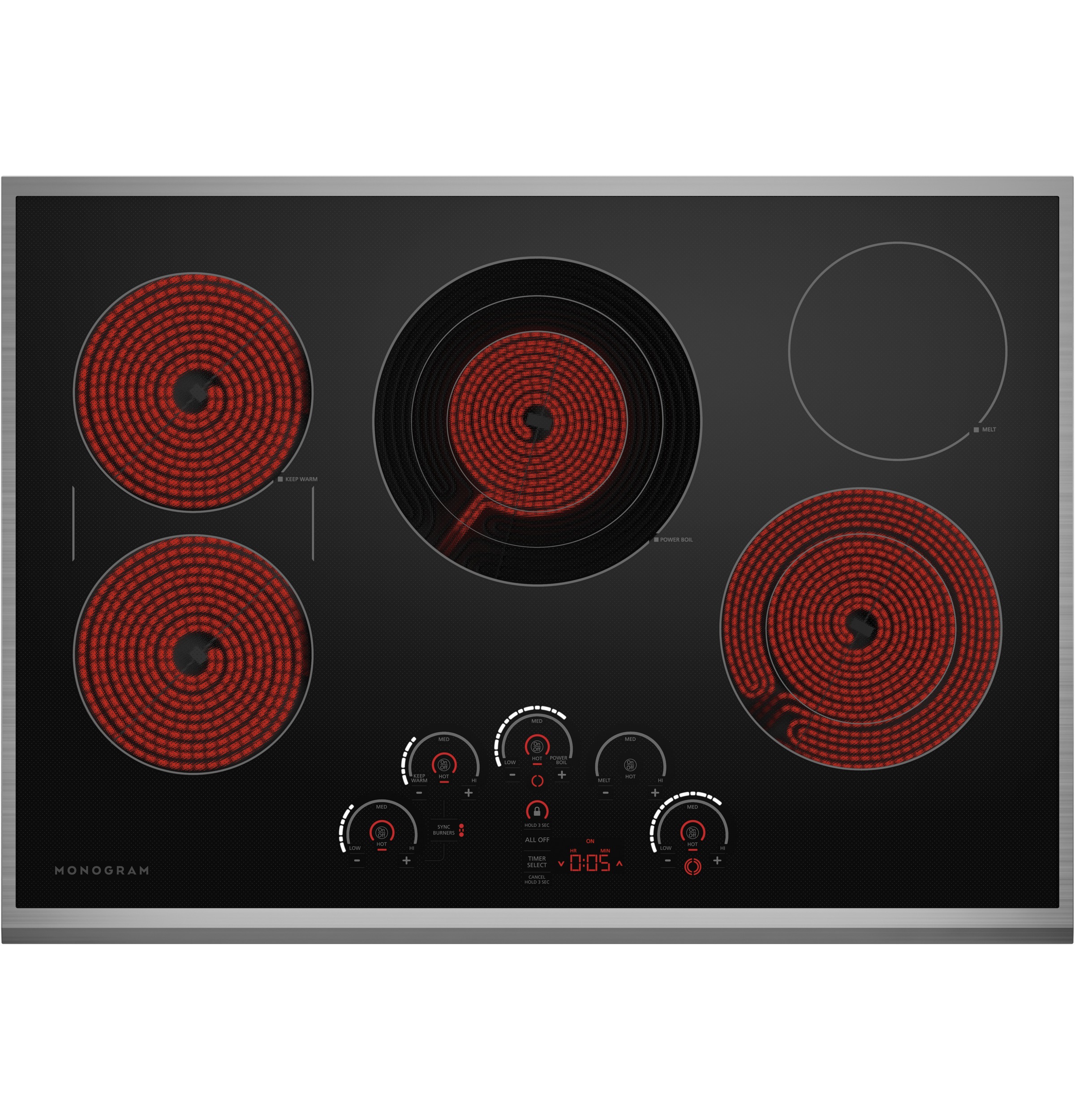 30" Touch Control Electric Cooktop ZEU30RSJSS