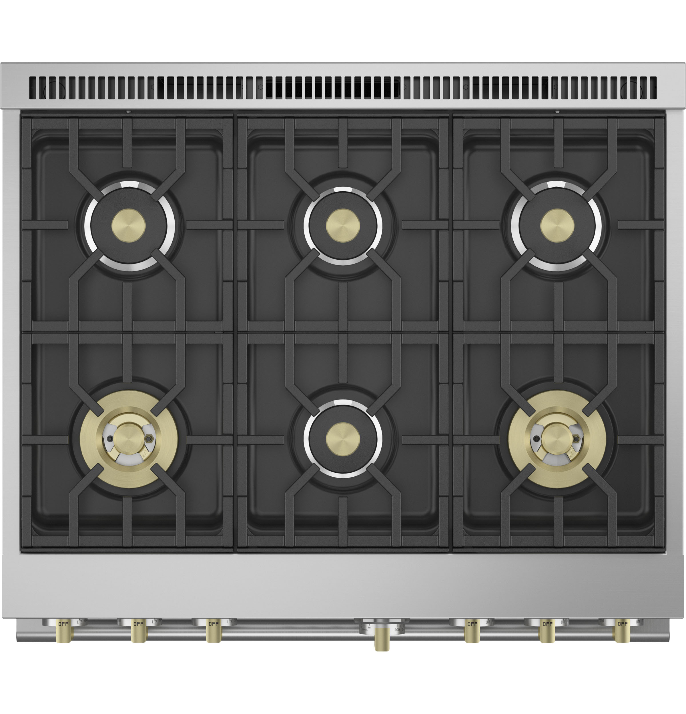 Monogram 36" All Gas Professional Range with 6 Burners ZGP366NTSS