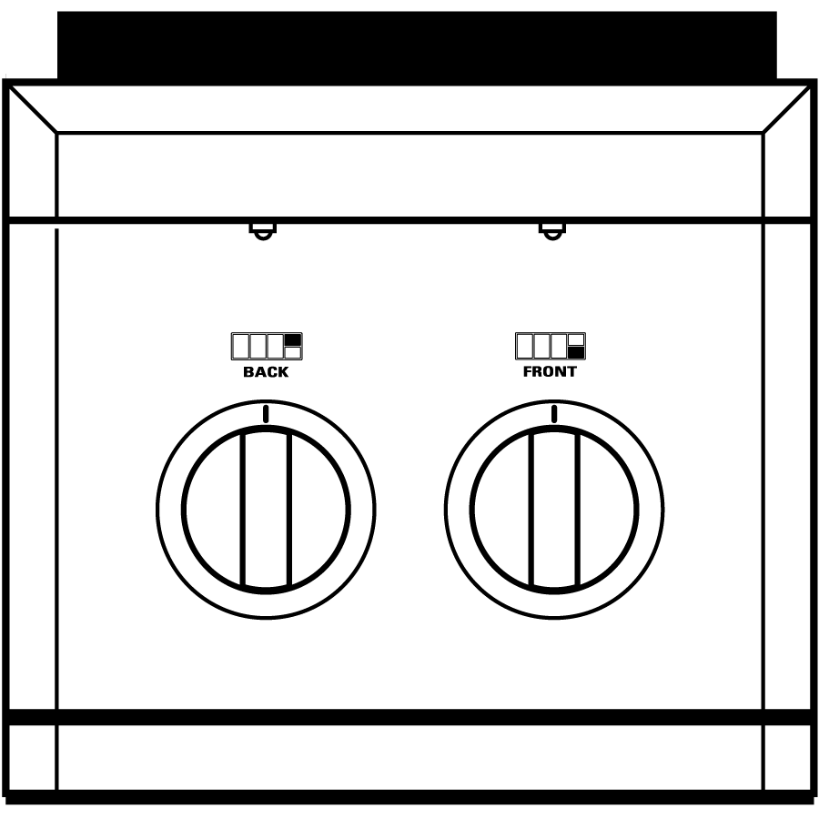 Monogram® Dual Burner Outdoor Cooktop (Natural Gas) ZGU122NPSS, product image 7 of 8