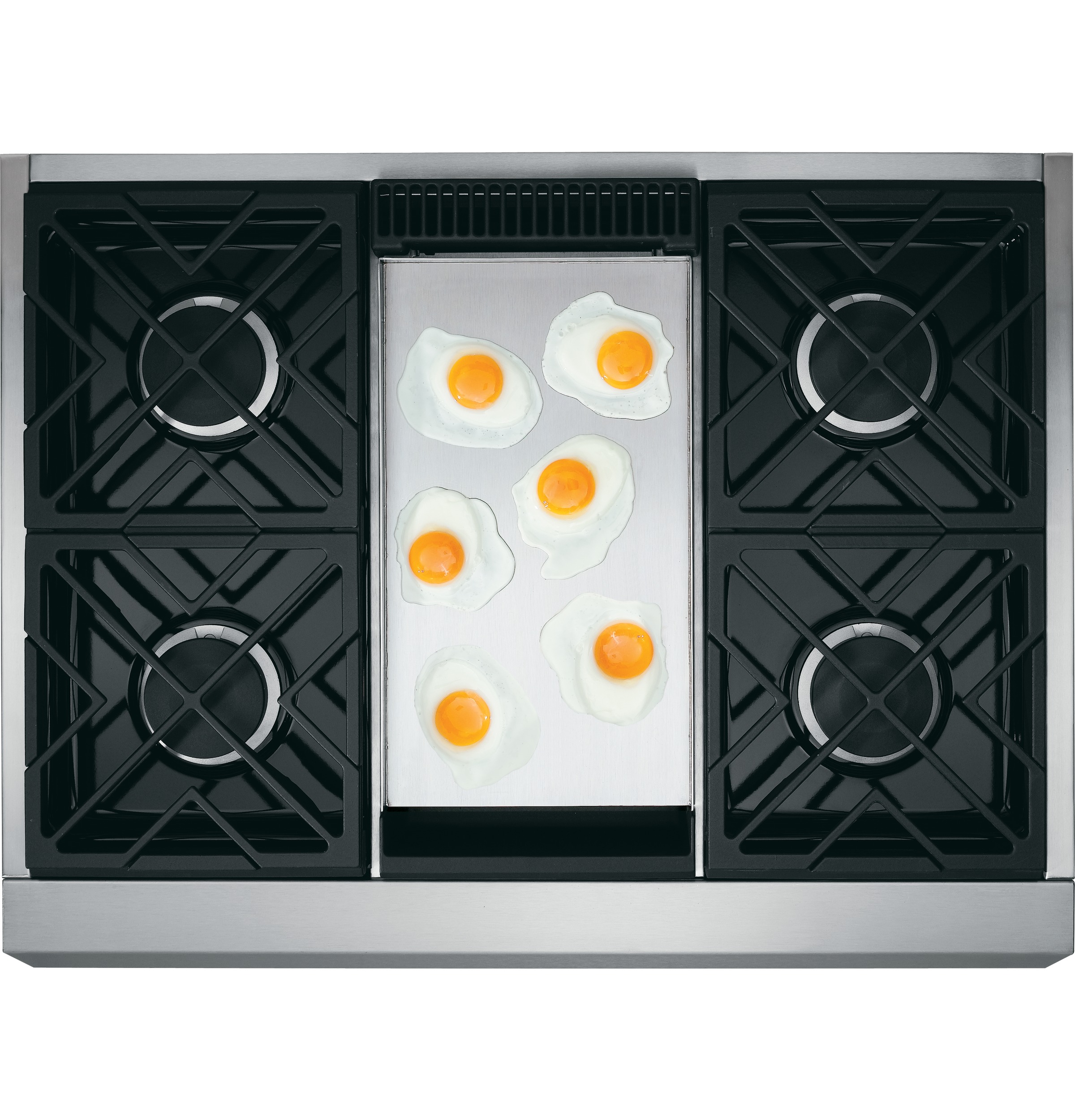 Monogram 36" Professional Gas Rangetop with 4 Burners and Griddle (Natural Gas) view 2