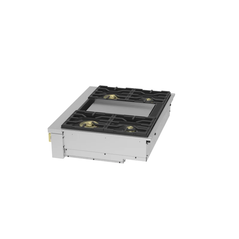 Monogram 36" Professional Gas Rangetop with 4 Burners and Griddle ZGU364NDTSS