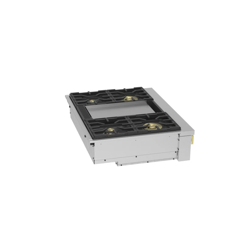 Monogram 36" Professional Gas Rangetop with 4 Burners and Griddle ZGU364NDTSS