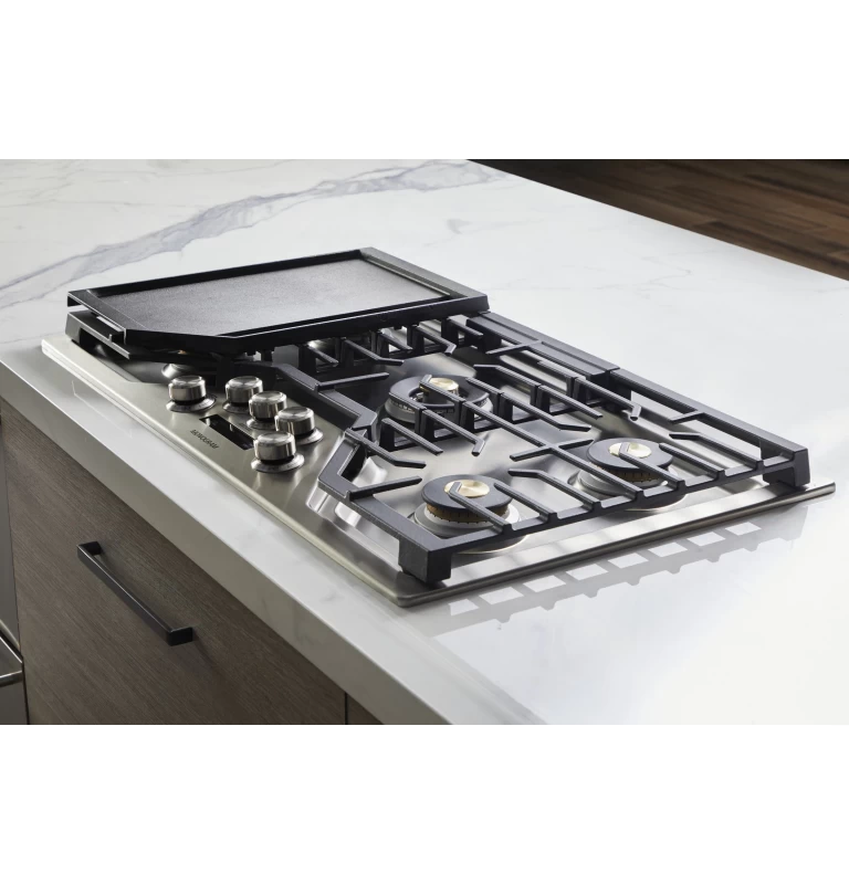 Monogram 36" Deep-Recessed Gas Cooktop ZGU36ESLSS