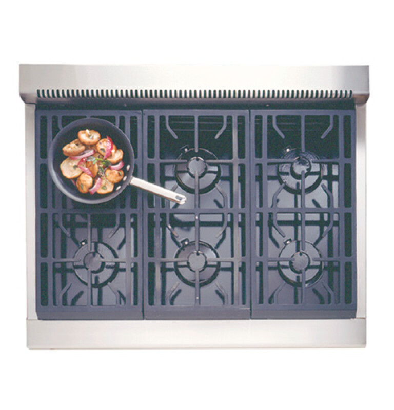 Monogram GE  36" Professional Gas Cooktop with 6 Burners Stainless Steel ZGU36L6YSS Picture 1