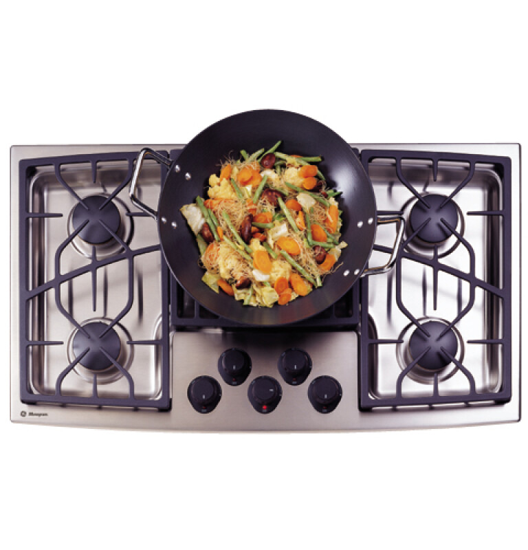 GE Monogram® 36" Stainless Steel Gas Cooktop (Natural Gas) view 2