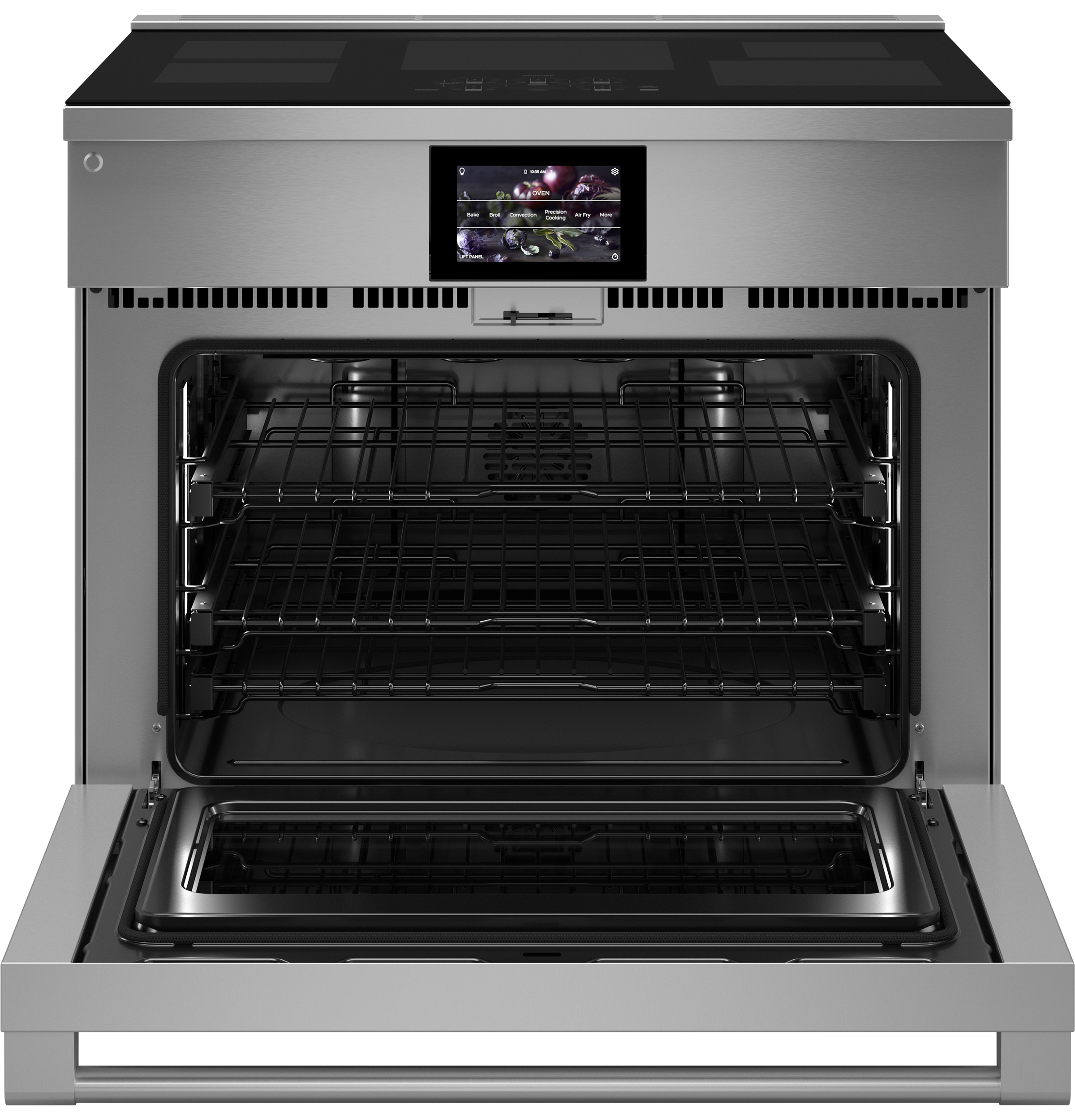 Monogram 36" Induction Professional Range with 5 elements ZHP365ETVSS
