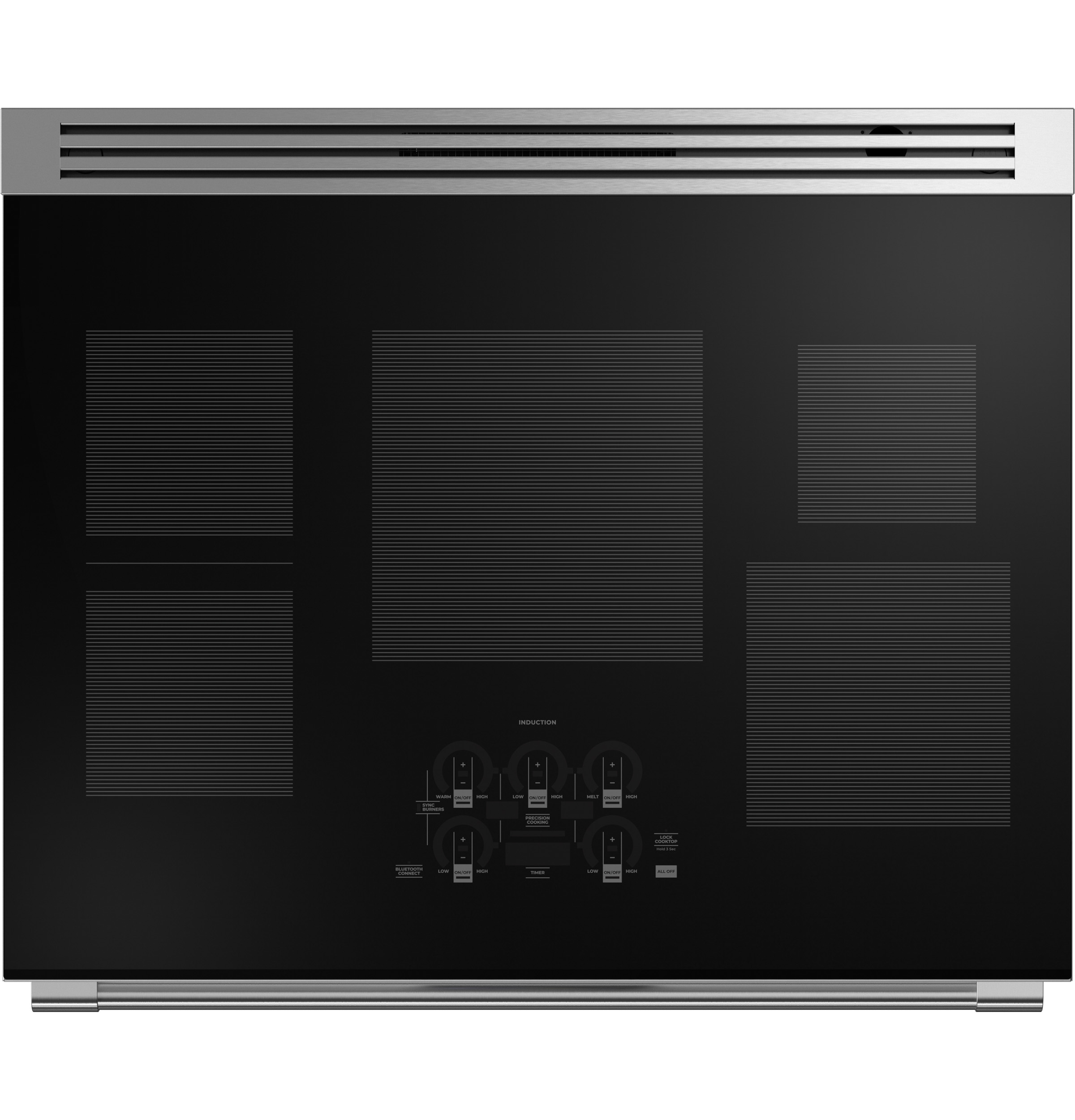 Monogram 36" Induction Professional Range with 5 elements ZHP365ETVSS