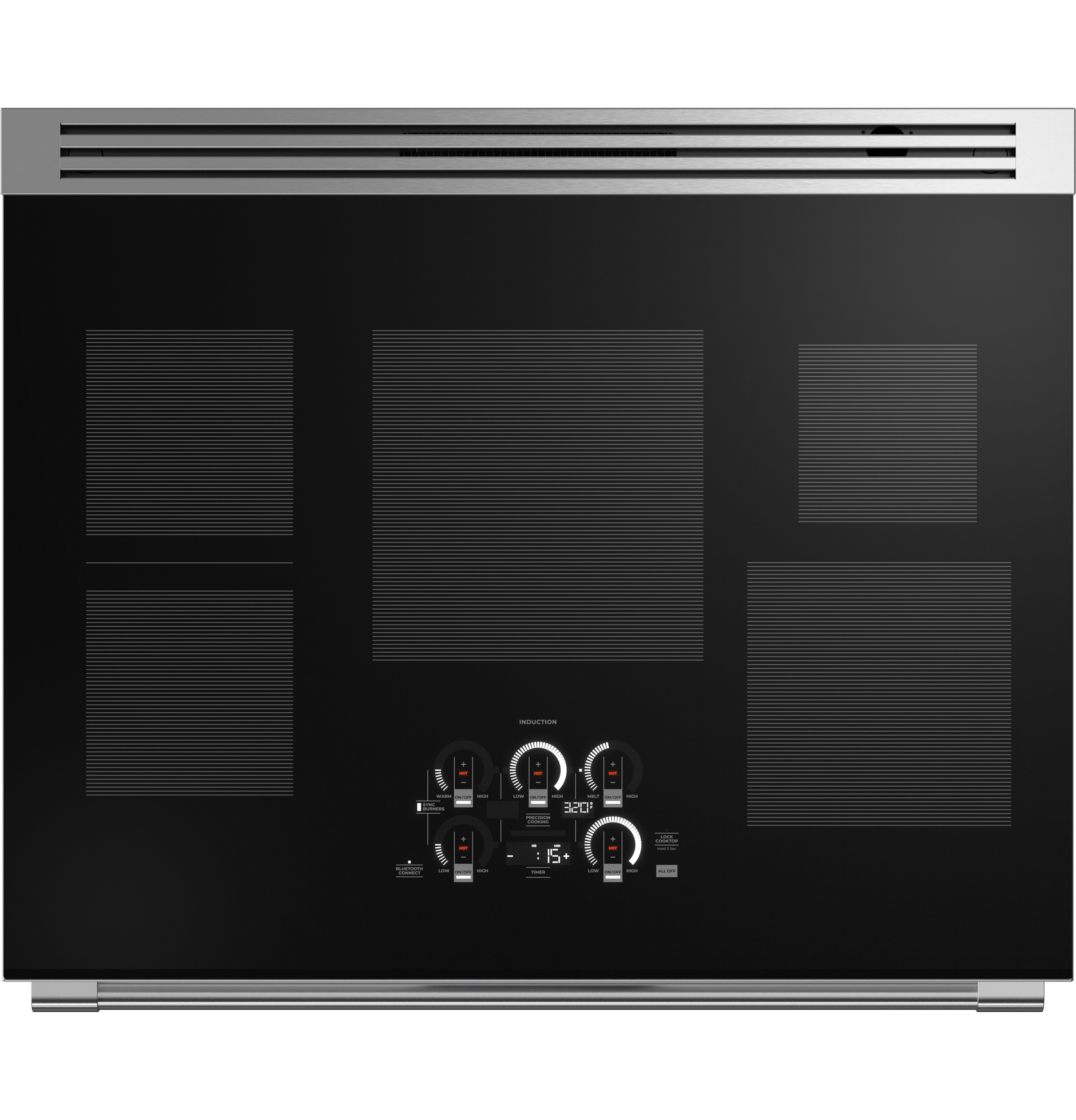 Monogram 36" Induction Professional Range with 5 elements ZHP365ETVSS