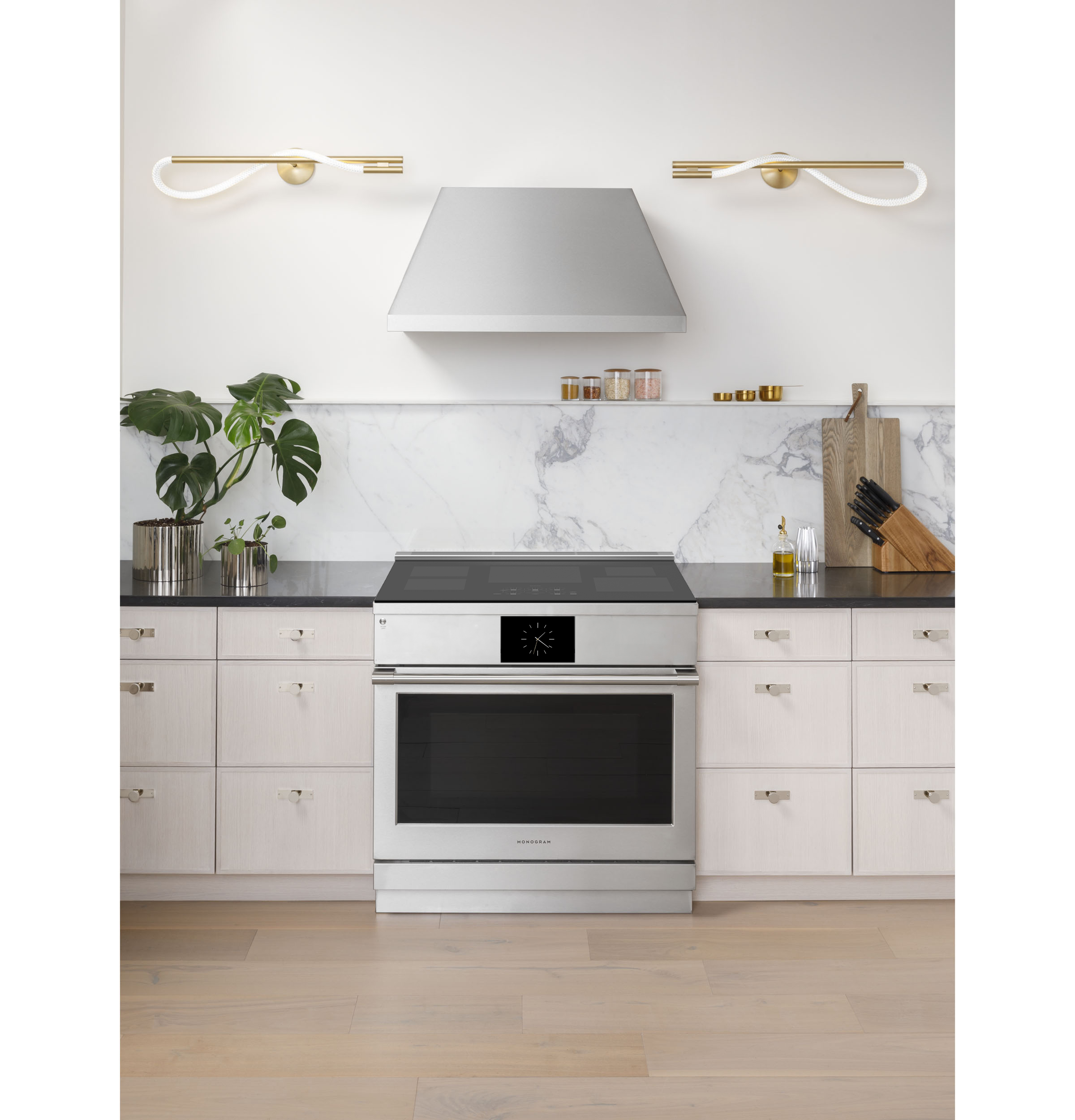 Monogram 36" Induction Professional Range with 5 elements ZHP365ETVSS