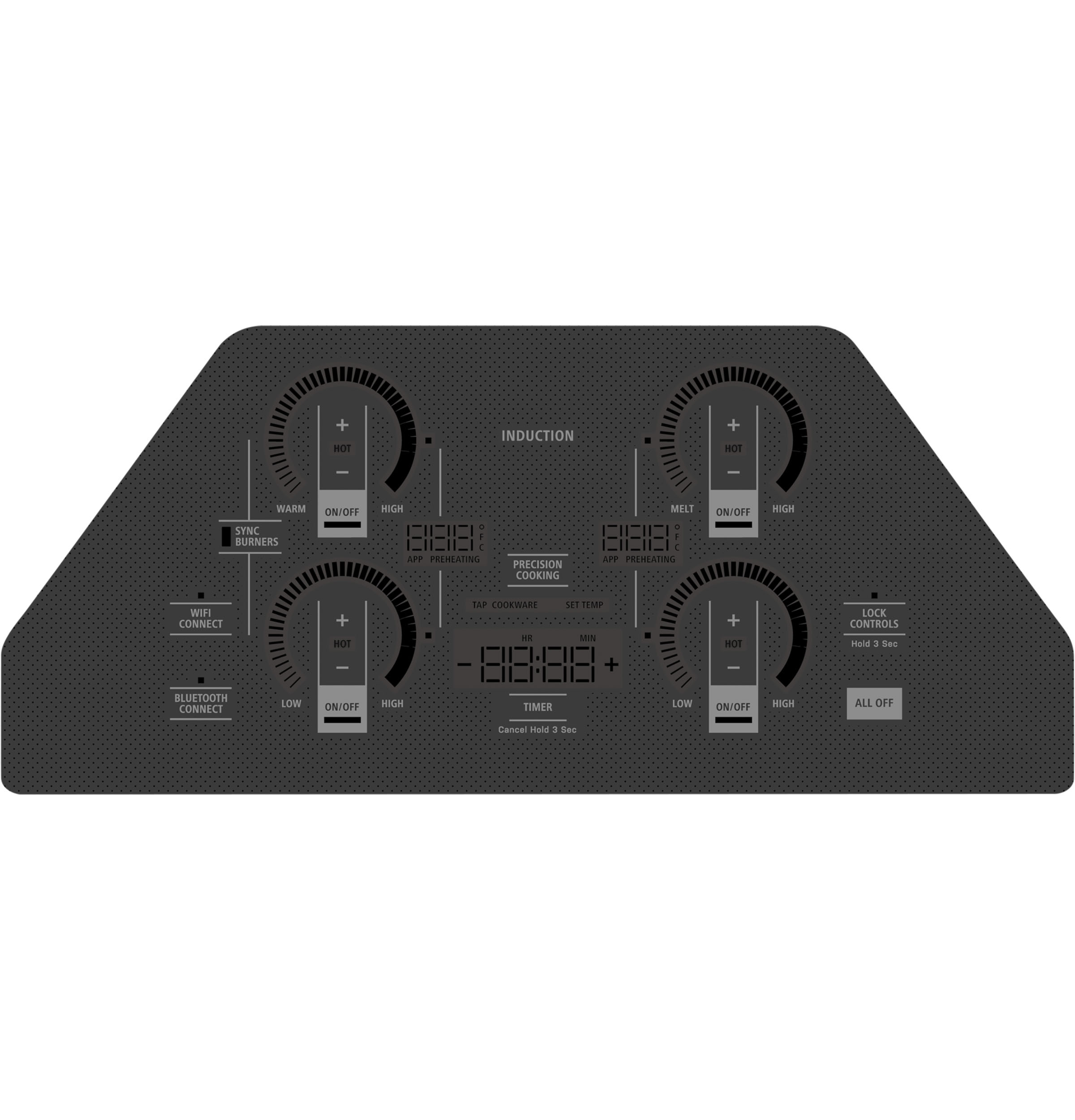 Monogram ENERGY STAR® 30" Induction Cooktop ZHU30RDTBB