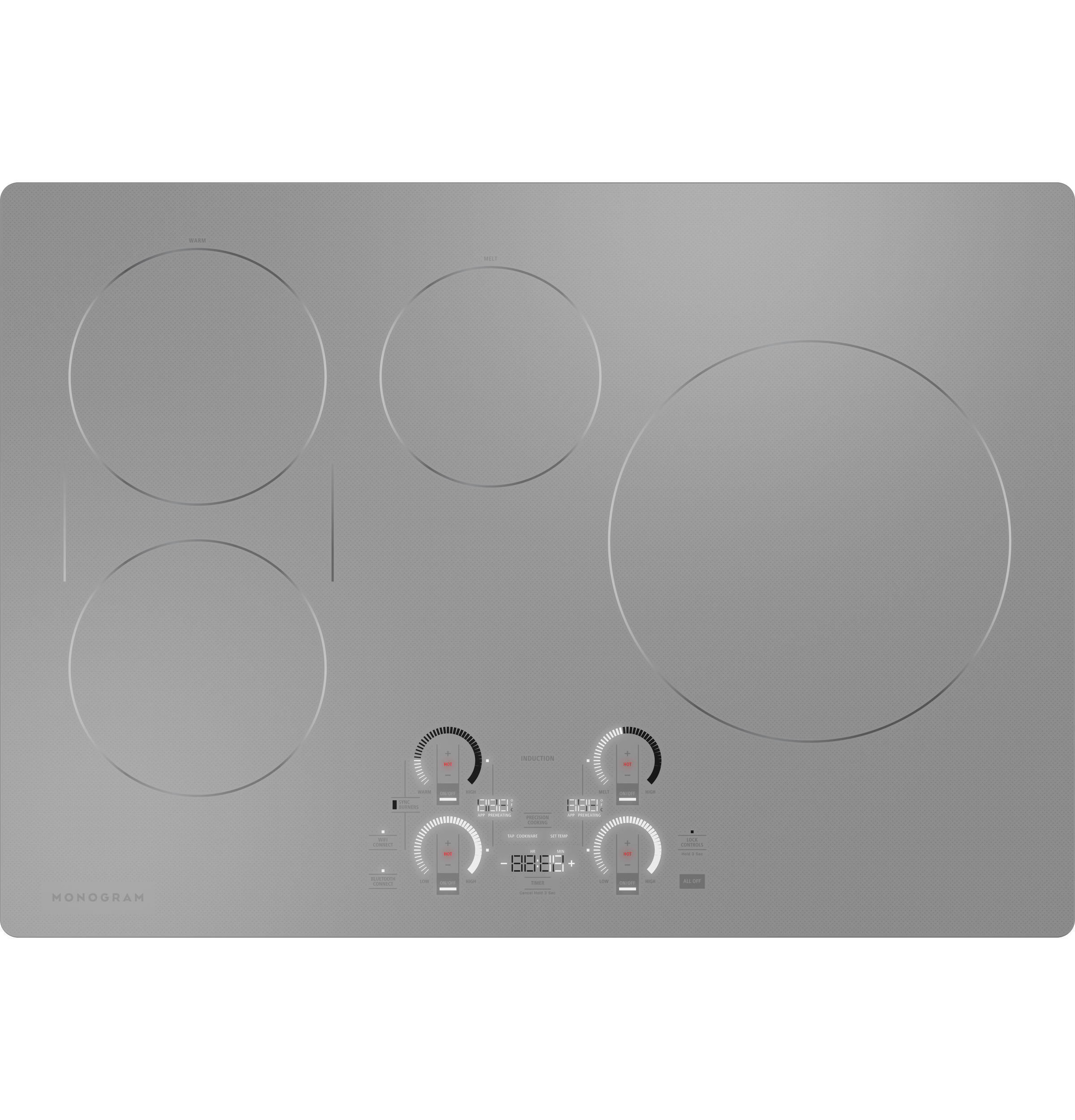 Monogram ENERGY STAR® 30" Induction Cooktop ZHU30RSTSS
