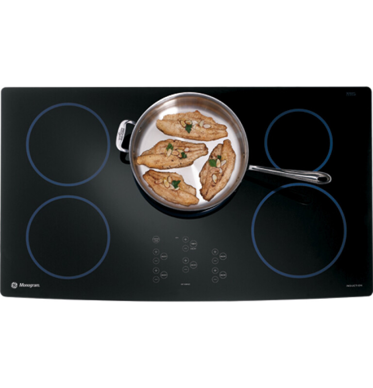 GE Monogram® 36" Induction Cooktop ZHU36RBMBB