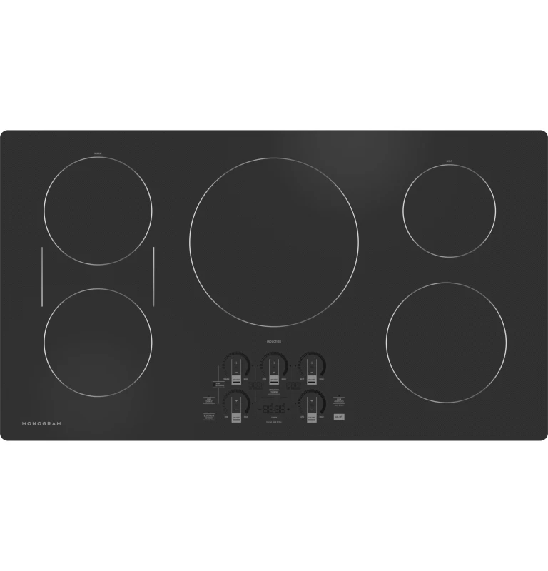 Monogram 36" Induction Cooktop Black ZHU36RDTBB Picture 1