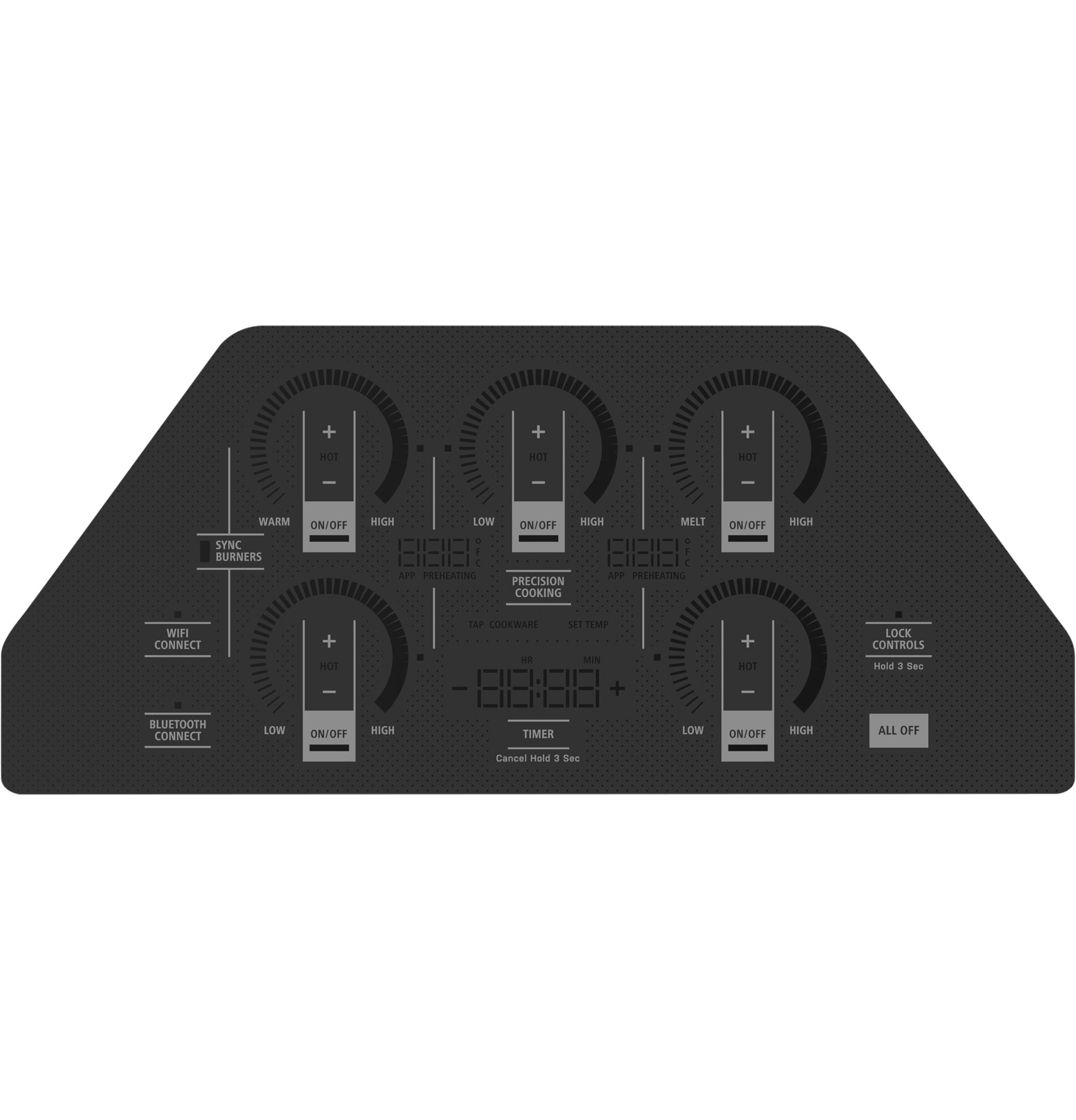 Monogram ENERGY STARĀ® 36" Induction Cooktop ZHU36RDTBB