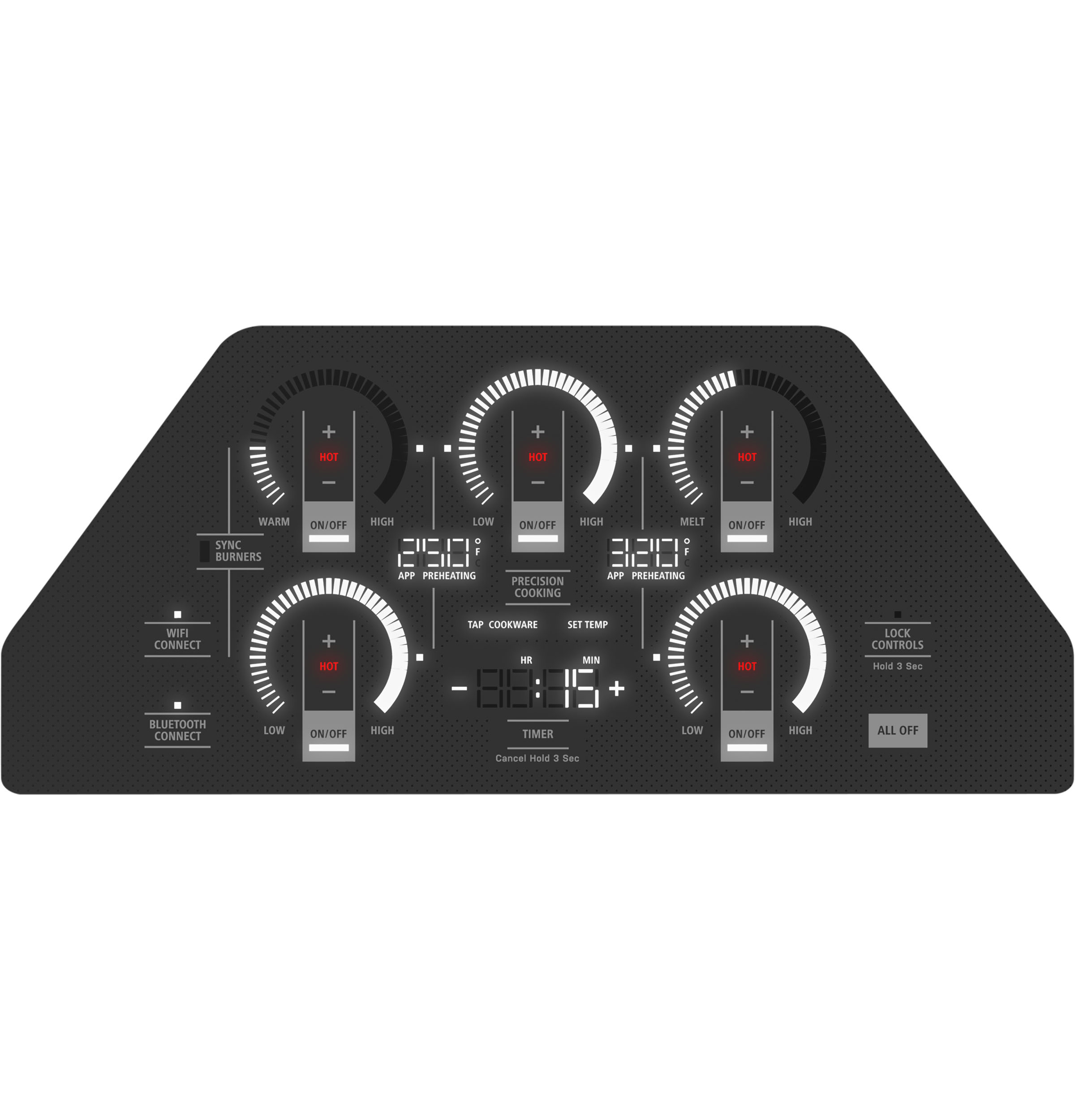Monogram ENERGY STARĀ® 36" Induction Cooktop ZHU36RDTBB