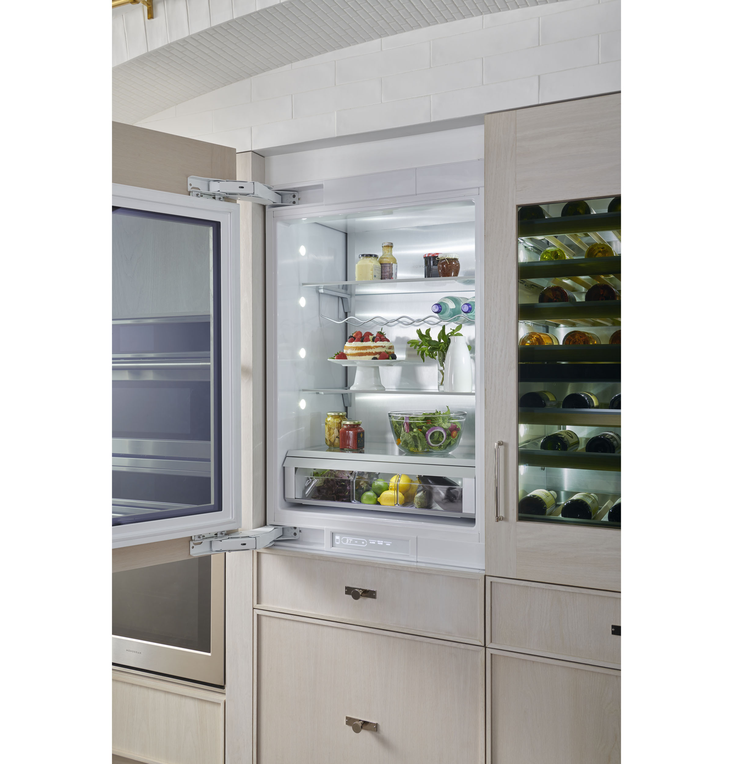 Monogram 30" Integrated Panel-Ready Refrigerator (for Single or Dual Installation) ZIC303NPPII