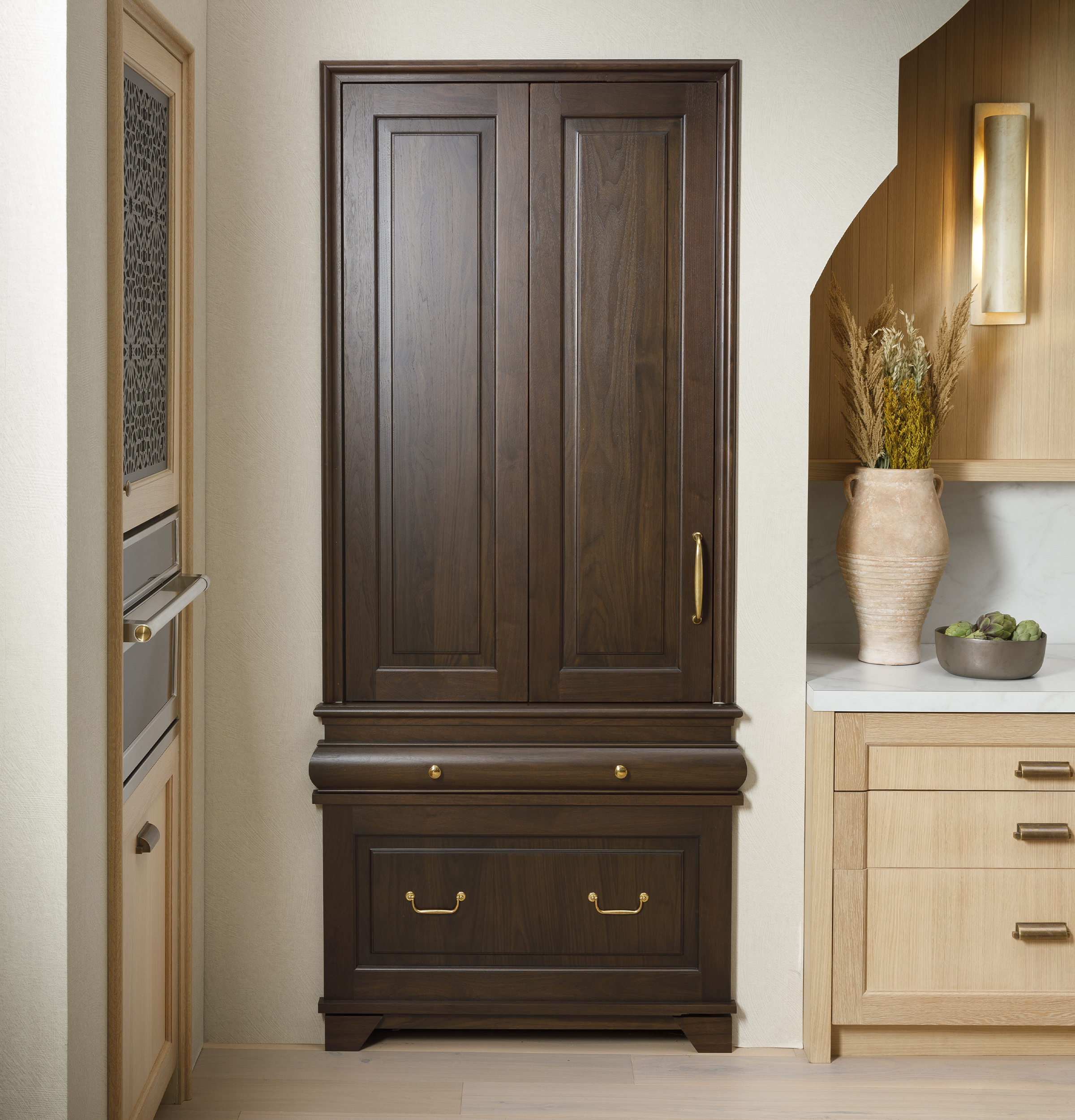 Monogram 36" Panel-Ready Premium Integrated Bottom-Freezer Refrigerator - Right Hinge ZIC363IPVRH