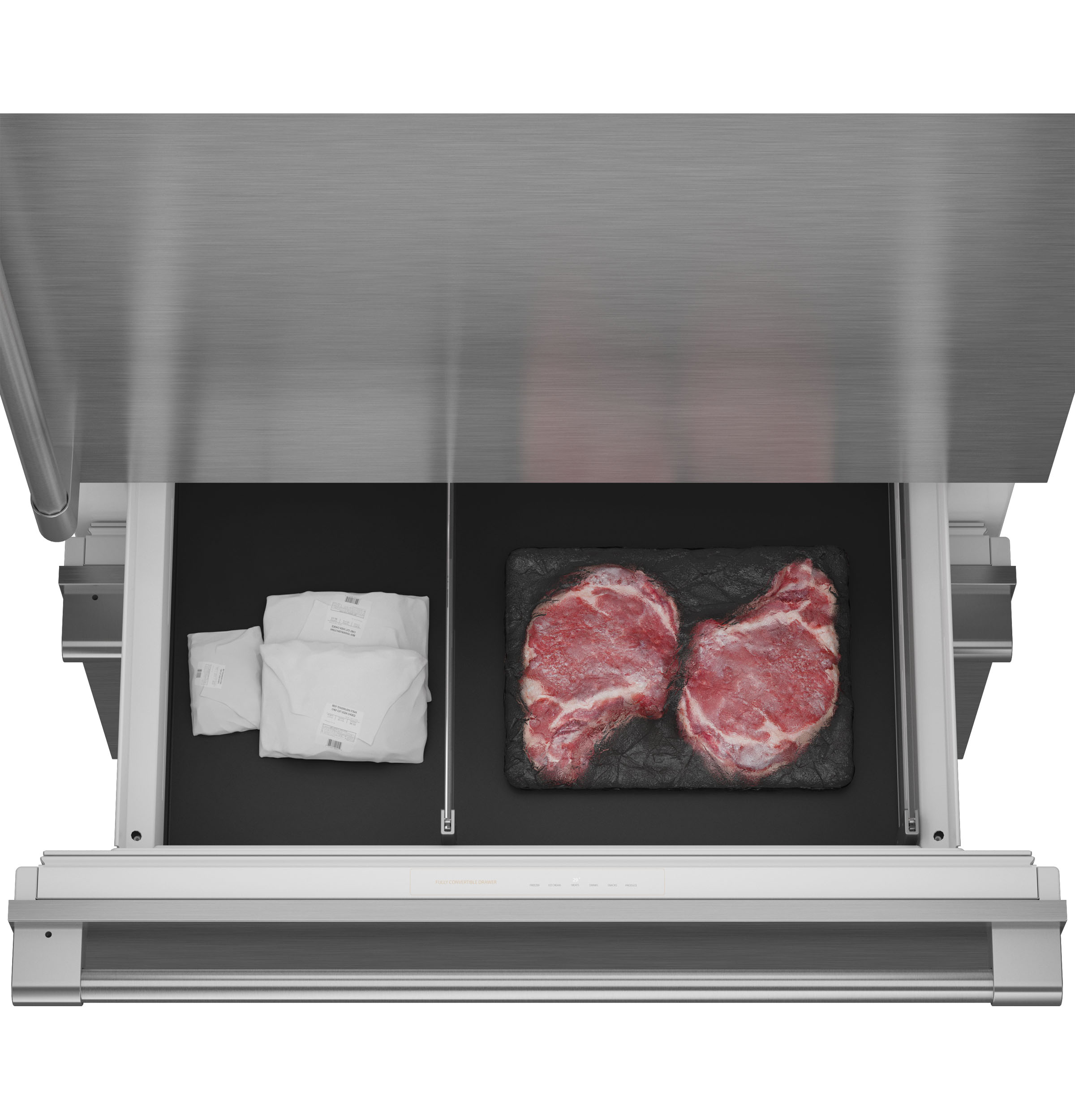 Monogram 36" Panel-Ready Premium Integrated Bottom-Freezer Refrigerator - Right Hinge ZIC363IPVRH