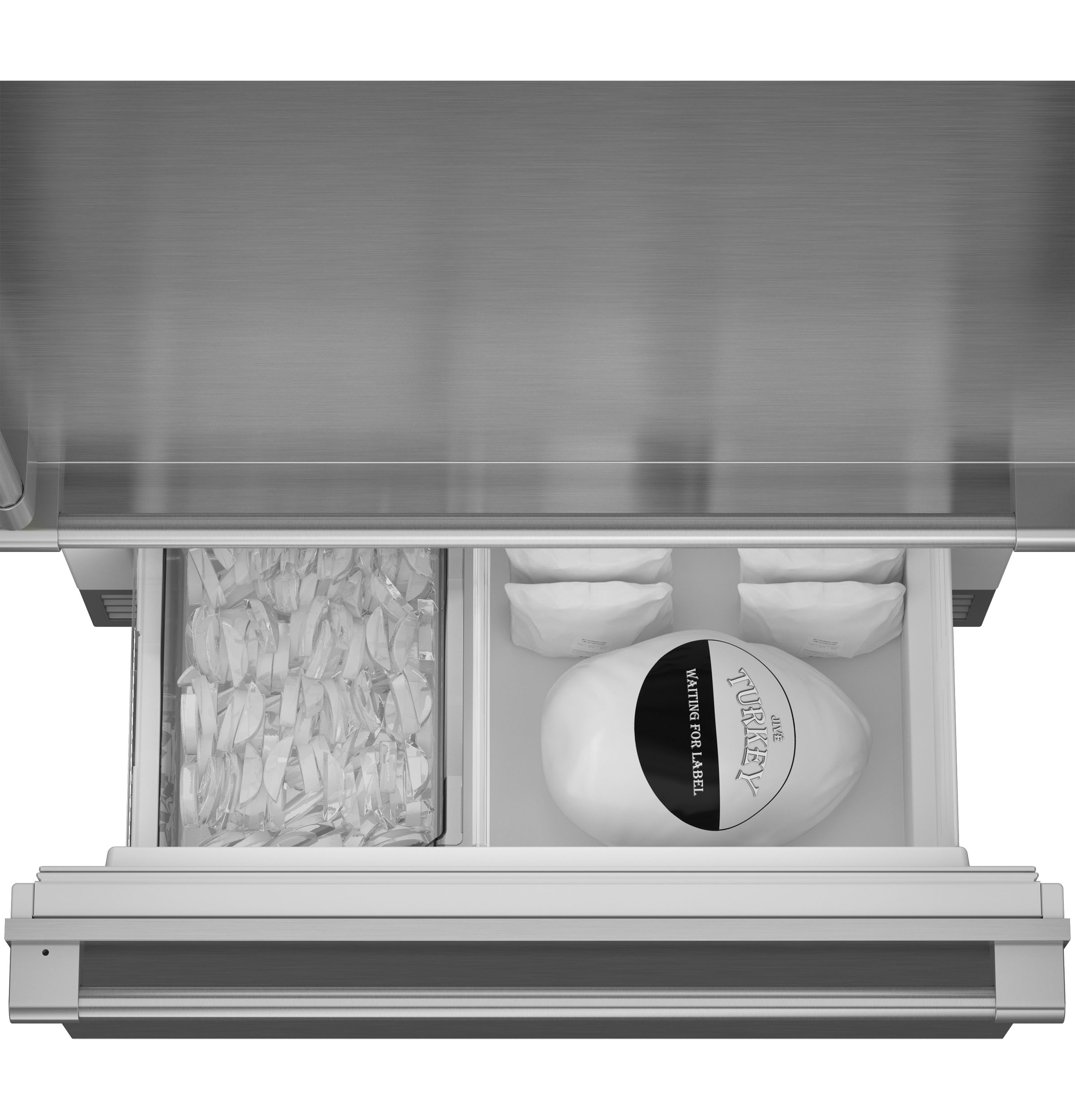 Monogram 36" Panel-Ready Premium Integrated Bottom-Freezer Refrigerator - Right Hinge ZIC363IPVRH
